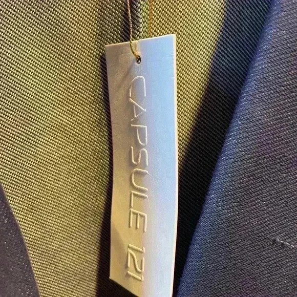 NWT Capsule 121 Denim Blue 'The Bellatrix' Jacket Basic Blazer Career Size XL - Picture 9 of 10